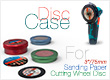 3 inch Cutting Wheel Disc Case for Angle Grinder and Sanding Paper 