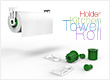 Kitchen towel roll holder