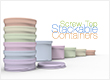 Stackable Screw-Top Containers