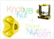 Knob for nut M8. Print with nut insert